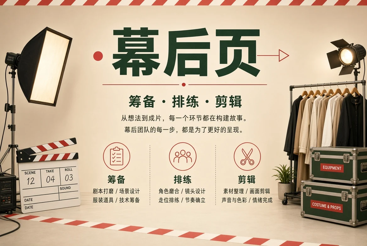 幕后页画面